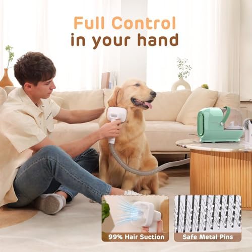 HEAPETS Dog Grooming Vacuum Kit - 3L Vacuum - Image 6
