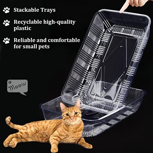 Tessco for you 30 Pack Disposable Litter Boxes for Cats - Image 5