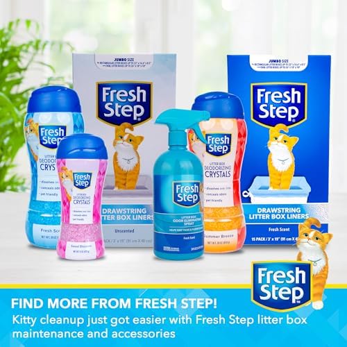 Fresh Step Drawstring Cat Litter Liners, 2.5 ft x 17 in - Image 6