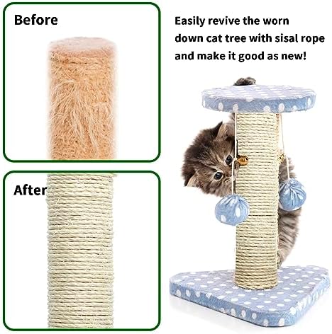 White Sisal Rope 1/6 Inch by 164-Feet - Image 2