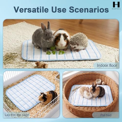8 Pack Small Animal Cooling Mats, 17 x 11.6 Inch Washable Rabbit & Guinea Pig - Image 6