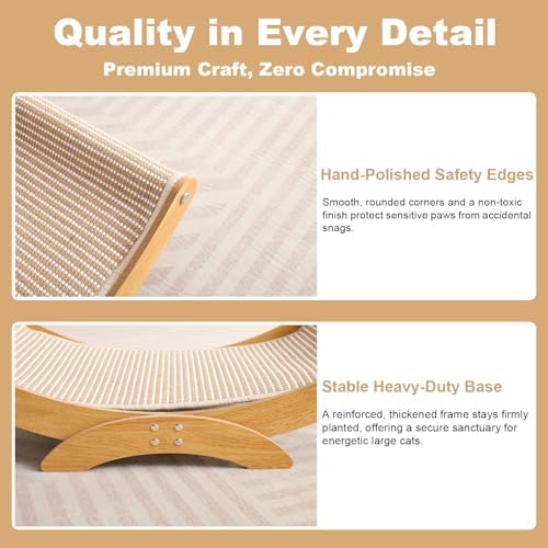 Large Cat Scratcher Bed, Cat Hammock - Image 4