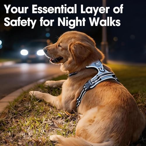 PoyPet No Pull Dog Harness Medium, Reflective Vest - Image 7