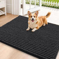 Smiry Dog Door Mat for Muddy Paws 36x24, Ultra Absorbent Chenille Doormat by Smiry