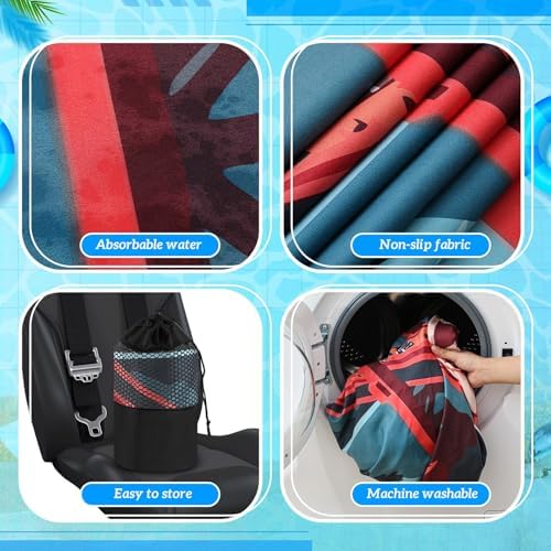 Hahafelt 2 Pack Car Seat Towel Cover - Image 3