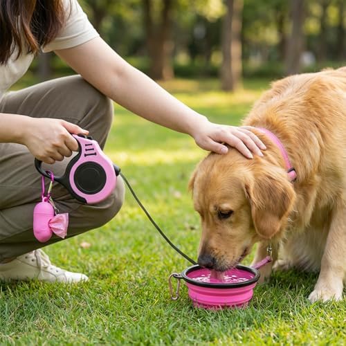 PETIMP Retractable Dog Leash Lightweight 16FT Leash Set - Image 2