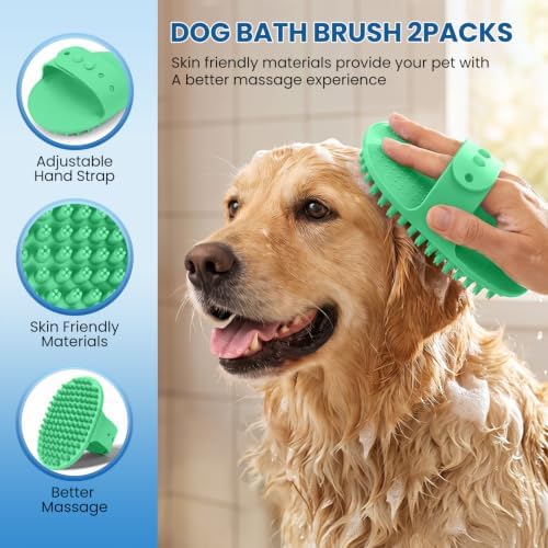 Pet Grooming Rake 4-in-1 Kit for Dogs and Cats, Double Sided Undercoat Rake - Image 4