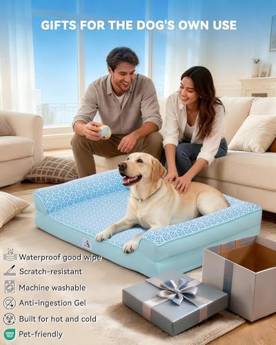 Cooling Dog Bed with PCM, Instant Chill Medium Pet Sofa, Indoor Outdoor - Image 5