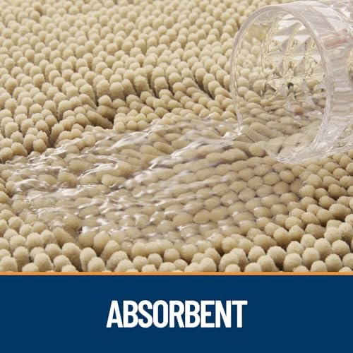 OLANLY Dog Door Mat for Muddy Paws 59x35, Super Absorbent Chenille Mud Mat - Image 3