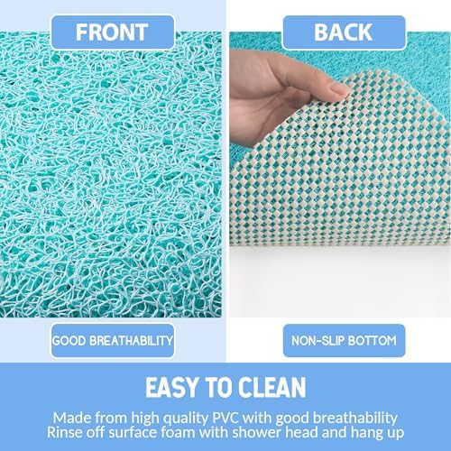 Hargiis Non-Slip Bathtub Mat, 2 Pack Anti Slip Shower Mat, Fast Drying Bathtub - Image 4