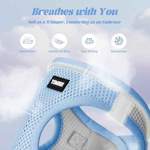 No Pull Dog Puppy Harness and Leash Set Reflective Mesh Vest Large - Image 3