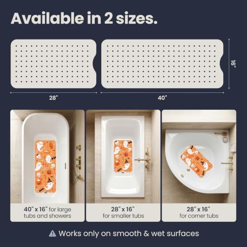homerella Halloween Non-Slip & Anti-Mold Bathtub Mat - Image 5