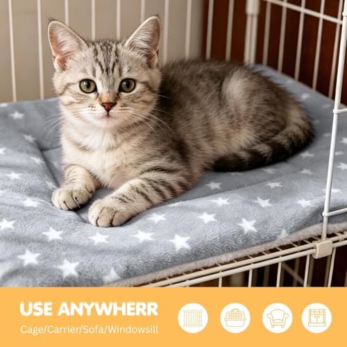 4 Pack Cat Bed Mat, Washable Sleeping Pad - Image 3