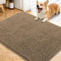 OLANLY Dog Door Mat for Muddy Paws 40x32, Super Absorbent Chenille Mud Mat by OLANLY