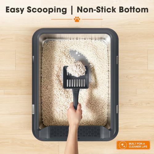AIPERRO Stainless Steel Litter Box - Image 6