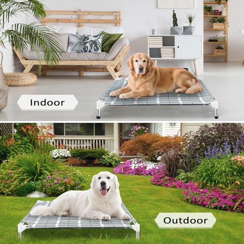 Elevated Dog Bed, Raised Cooling Lifted Dog Cot - Image 6