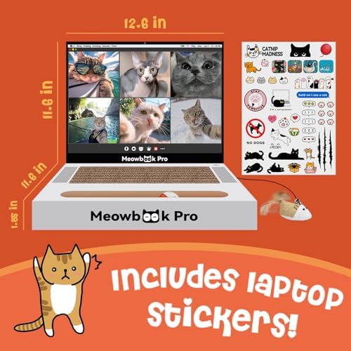 Cat Scratcher Laptop Cat Toy - Image 2