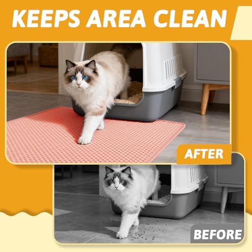 Pieviev Litter Mat, Double-Layer Waterproof Design - Image 5