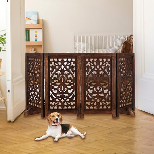 Freestanding Wood Pet Gate - Image 4