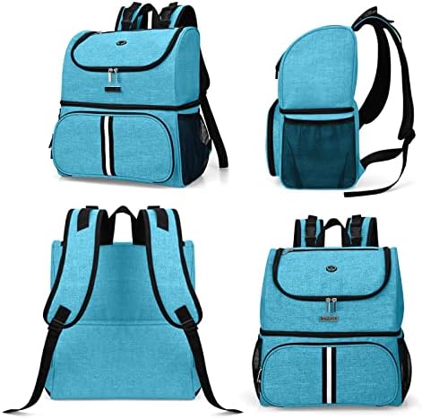 BAGLHER Pet Travel Bag, Double-Layer Pet Supplies Backpack, Pet Travel Backpack - Image 2