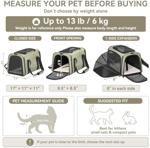 Petsfit Medium Expandable Cat Carrier - Image 2
