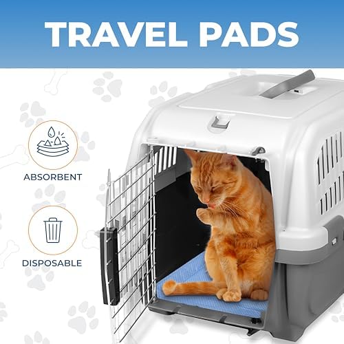 Pet Carrier Pad Insert 2 Pack, Disposable, 19.5 x 12.5 in, - Image 3