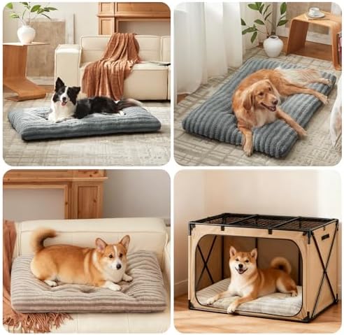FURTIME Washable Dog Bed Medium Size Dogs, Deluxe Dog Crate Beds - Image 6