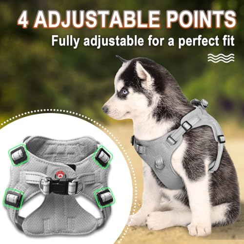 BARKBAY Dog Harness Medium Sized Dog, No Pull Puppy Harness, Step-in Dog Vest - Image 3