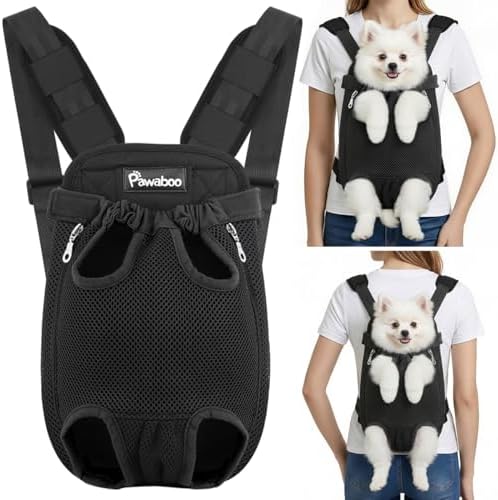 Pawaboo Dog Backpack Carrier, Front Chest Carrier by Pawaboo
