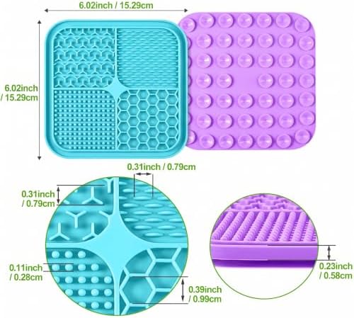 LUKITO 3PCS Lick Mat for Dogs and Cats, Licking Mat - Image 3