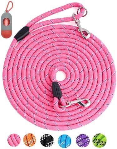 Long Dog Leash for Dog Training 16FT/30FT/50FT/100FT, Heavy Duty Dog Lead for by Lanwandeng
