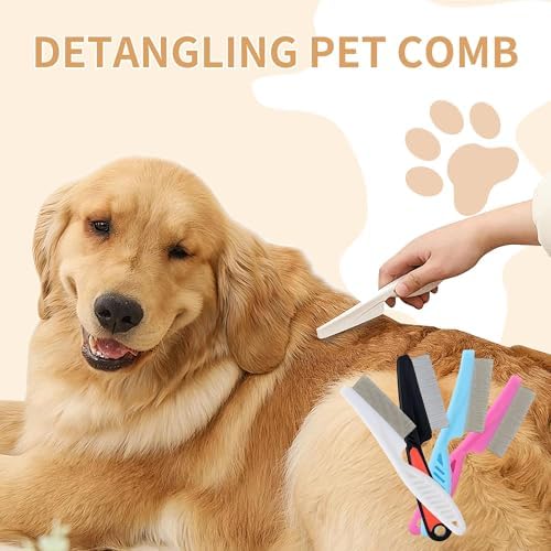4-Pack Flea Comb for Dogs & Cats - Image 6