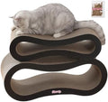 CSR1014A Suvi 26" Modern Cardboard Infinity 2-in-1 Lounge Bed Cat Scratcher by THELICKERSTORE