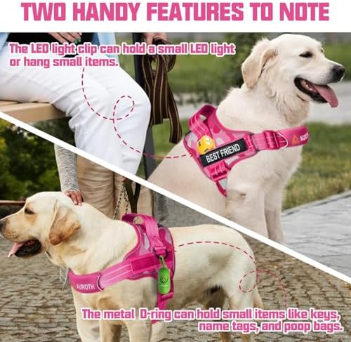 AUROTH Dog Harness for Large Dogs No Pull Tactical Harness and Leash Set - Image 3