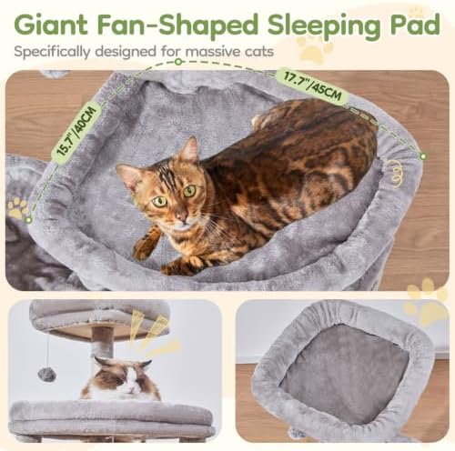 Taoqimiao Sturdy Cat Tree, Cat Tower - Image 3