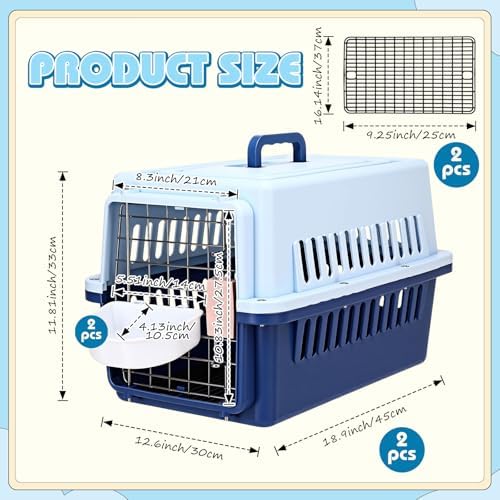 Maxdot 2 Pack 19" Hard-Sided Pet Carrier - Image 2