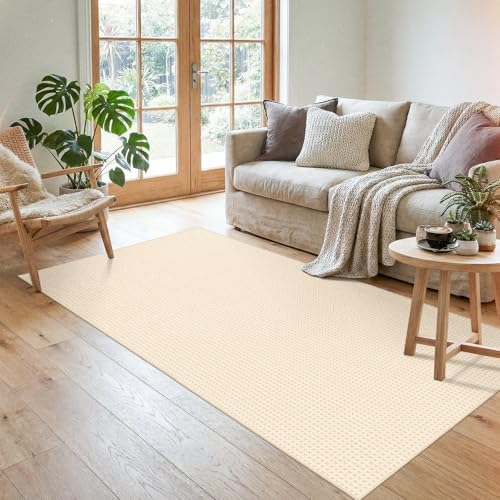 Upgraded Waffle 3x5 Rug for Entryway: Textured Washable Area Rug - Image 6