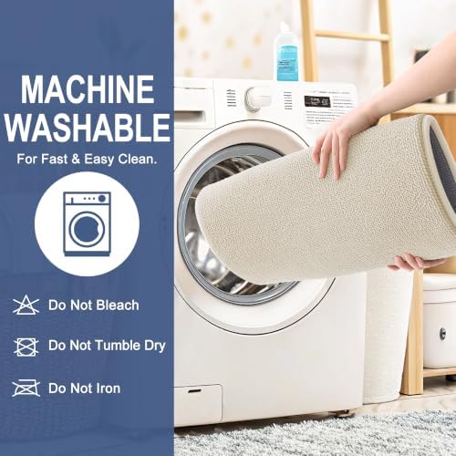 OLANLY Thick Memory Foam Bathroom Rugs 34x21, Absorbent Bath Mat - Image 6