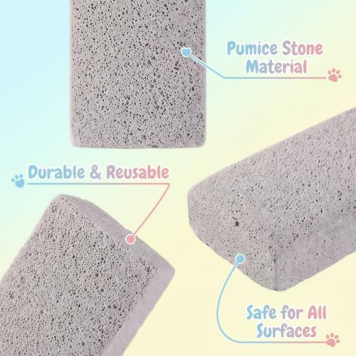 2 Pcs Pet Hair Remover Pumice Stone 3.74x2x1.6 in Dog Cat Fur Cleaning Tool - Image 4