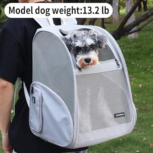 Pet Backpack Carrier ，Large Cat Carrier Backpack Up to 20 Lbs - Image 4