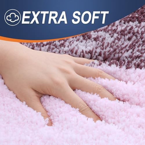OLANLY Bathroom Runner Rug 47x17, Extra Soft Absorbent Microfiber Bath Rugs - Image 2