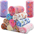 Tatuo 12 Pcs 30x20 in Puppy Dog Blankets Fleece Cat Pet Blankets Soft Warm by Tatuo