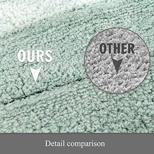 2 Piece Ombre Bath Mat Set for Bathroom, Non Slip Ultra Soft and Thick Water - Image 4