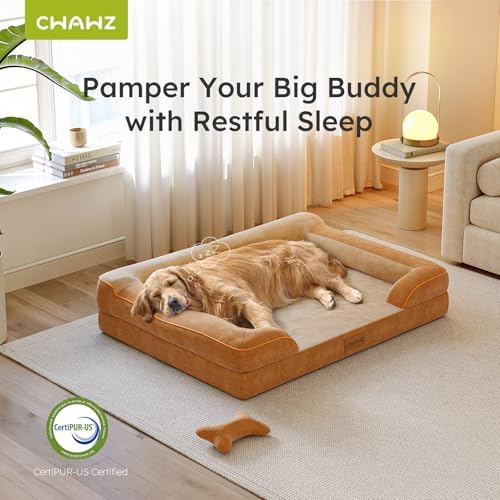 CWAWZ Jumbo Dog Bed for Extra Large Dogs, Orthopedic Dog Bed - Image 5
