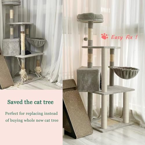 4PCS Cat Scratching Post Replacement, 15.7in Cat Tree Parts - Image 3