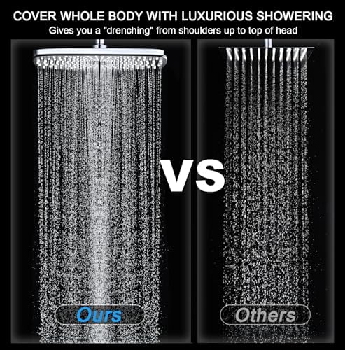 Rain Shower Head with Handheld Showerhead, Chrome 1.75GPM 460311 - Image 4