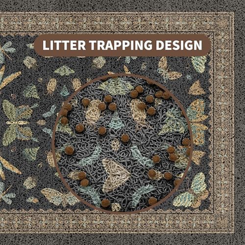 Cat Litter Mat 24"x15" for Litter Box, Non-Slip Washable Floor Mat - Image 7