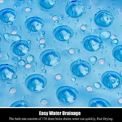 Bathtub and Shower Mats, 28 x 15 Inch Non-Slip Bath Mat, Machine Washable Bath - Image 3