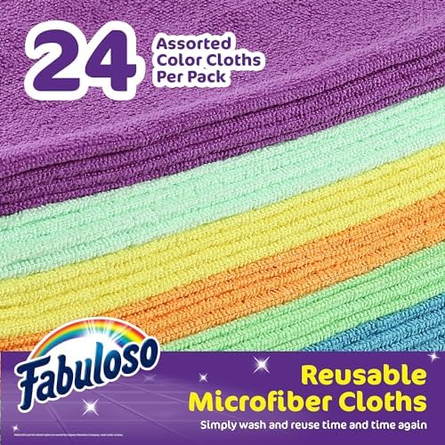Fabuloso Microfiber Cleaning Cloths, 13x13 in - Image 2