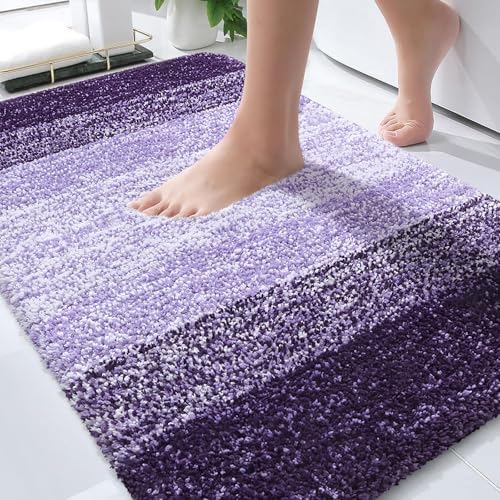 OLANLY Bathroom Rugs Mat 30x20, Extra Soft Absorbent Microfiber Bath Rugs by OLANLY